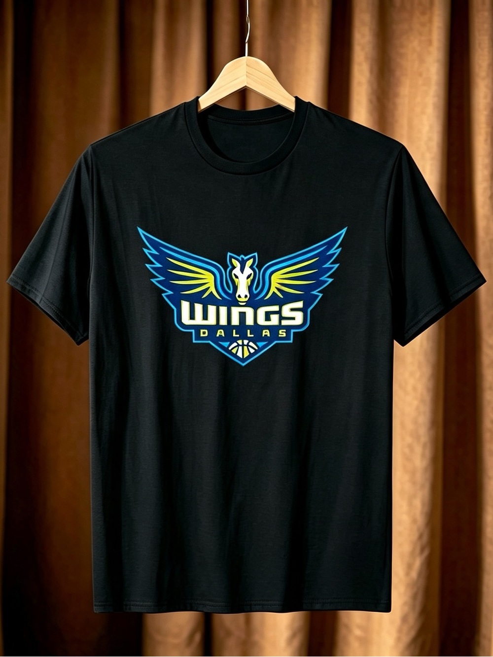 Dallas Wings Logo Tees Men Basketball Fan Apparel Unisex T-Shirt